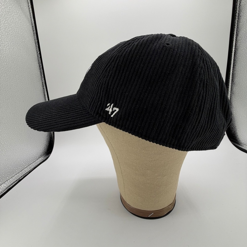 Los Angeles Lakers Corduroy Hat '47 Brand Clean Up Adjustable Strapback Cap NEW - Picture 4 of 11